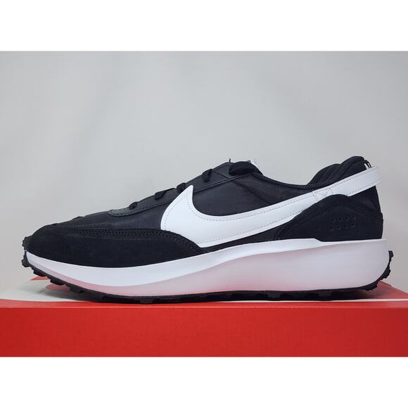 DS Nike Waffle Debut BLACK WHITE DH9522-001 - Picture 3 of 6